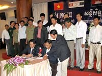 Biên bản ghi nhớ về việc phòng chống Sốt rét khu vực biên giới giữa hai tỉnh Đăk Lăk-Việt Nam và Mondulkiri-Campuchia