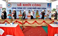 Viện Sốt rét-KST-CT Quy Nhơn khởi công hạng mục khối nhà chính và lắp đặt thiết bị thuộc Dự án đầu tư xây dựng mở rộng Viện