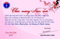 Thư chúc mừng năm mới 2011 của Bộ trưởng Bộ Y tế