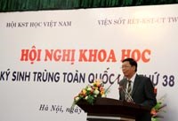 Bài phát biểu của Viện trưởng Viện Sốt rét-KST-CT Trung ương về thân thế và sự nghiệp của Cố Giáo sư, Anh hùng Lao động, Liệt sĩ Đặng Văn Ngữ