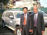 Lễ bàn giao xe ô tô Dự án Quỹ toàn phòng chống sốt rét Việt Nam năm 2011