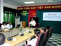 Tập huấn dịch tễ học và thống kê báo cáo phòng chống sốt rét năm 2011.