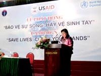 Hưởng ứng cuộc vận động toàn cầu  Bảo vệ sự sống - Hãy vệ sinh tay 