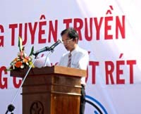 Tình hình bệnh sốt rét, các bệnh ký sinh trùng khu vực miền Trung-Tây Nguyên và hoạt động của Viện Sốt rét-KST-CT Quy Nhơn tháng 4 năm 2011