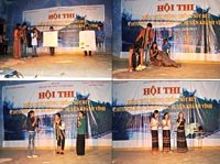 Hội thi kiến thức phòng chống sốt rét cho đồng bào dân tộc huyện Khánh Vĩnh, tỉnh Khánh Hòa.