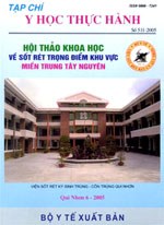 Thông tin ấn phẩm nghiên cứu khoa học đăng tải Tạp chí Y học thực hành