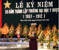 Kỷ niệm 55 năm thành lập Trường Đại học Y Dược Huế (16-04-2012)