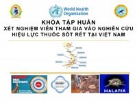 Tập huấn xét nghiệm viên tham gia nghiên cứu đánh giá hiệu lực thuốc sốt rét tại Việt Nam