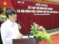 Hội nghị  Hội đồng Viện trưởng về lĩnh vực Y tế dự phòng và Hội đồng Hiệu trưởng các trường Đại học Y-Dược