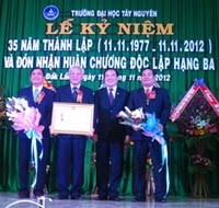 Trường Đại học Tây Nguyên kỷ niệm 35 năm thành lập (1977-2012)