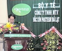 Lễ kỷ niệm 76 năm thành lập Pasteur Đà Lạt và 5 năm Ngày thành lập Công ty TNHH MTV Vắc xin Pasteur Đà Lạt