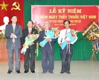 Viện Sốt rét-KST-CT Quy Nhơn tổ chức kỷ niệm và phát động phong trào thi đua yêu nước nhân 58 năm ngày Thầy thuốc Việt Nam (27/2/1955-27/2/2013)