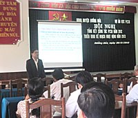 Tỉnh Quảng Trị tổ chức hội nghị triển khai công tác phòng chống sốt rét năm 2013 tại thị trấn Khe Sanh, huyện Hướng Hóa