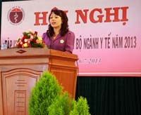 Hội nghị tập huấn công tác tổ chức cán bộ ngành Y tế năm 2013