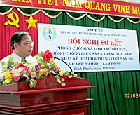 Hội nghị sơ kết phòng chống và loại trừ sốt rét 6 tháng đầu 2013 khu vực Nam Bộ-Lâm Đồng: điểm nóng sốt rét và sốt rét kháng thuốc vẫn là tỉnh Bình Phước