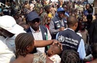 WHO và các đối tác phát động chiến dịch chủng ngừa sởi tại Cộng hòa Trung Phi và cung cấp hơn 125 tấn vật tư y tế ở Aleppo-Cộng hòa Ả rập Syria