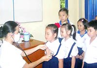 Những nội dung chủ yếu trong hoạt động y tế học đường