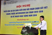 Dự án sáng kiến khu vực ngăn chặn sốt rét kháng thuốc Artemisinin (RAI) 2014-2016 