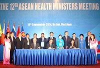 Các tuyên bố chung của Hội nghị Bộ trưởng Y tế ASEAN lần thứ 12 năm 2014 tại Việt Nam 