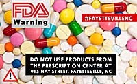 FDA cảnh báo các nhân viên y tế và bệnh nhân không sử dụng các sản phẩm từ  Prescription 