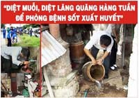 Bộ Y tế tăng cường phòng chống dịch sốt xuất huyết theo chỉ đạo của Thủ tướng Chính phủ