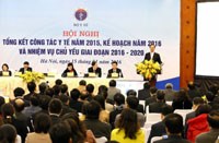 Ngành y tế tổng kết công tác năm 2015, triển khai kế hoạch 2016 và phương hướng nhiệm vụ giai đoạn 2016-2020