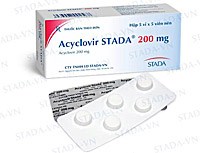 Aciclovir thuốc chống virút thường dùng