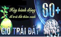 Giờ trái đất năm 2017: Hãy trả lại màu xanh trái đất 