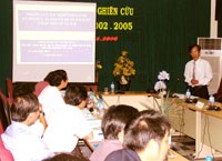 Kết quả nghiệm thu đề tài nghiên cứu khoa học cấp Bộ giai đoạn 2002-2005