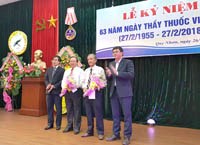 Viện Sốt rét-KST-CT Quy Nhơn tổ chức Lễ Kỷ niệm 63 năm ngày Thầy thuốc Việt Nam (27/2/1955-27/2/2018)