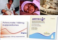 Tổ chức Y tế thế giới lần  đầu tiên chấp thuận cho sản phẩm artesunate dùng đường trực tràng trong điều trị sốt rét nặng