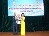 Viện Sốt rét-KST-CT Quy Nhơn tổ chức Lễ mít tinh và tổng kết Hội thao nhân  Kỷ niệm 90 năm Ngày Phụ nữ Việt Nam (20/10/1930-20/10/2020)