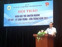 Viện Sốt rét-KST-CT Quy Nhơn tổ chức Hội thảo khoa học trẻ chuyên ngành Sốt rét-Ký sinh trùng-Côn trùng năm 2021