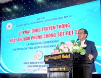 Viện Sốt rét-KST-CT Quy Nhơn tổ chức Lễ phát động truyền thông Ngày Thế giới Phòng chống Sốt rét 25/4 năm 2022 tại Thành phố biển Quy Nhơn
