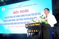 Hội nghị tổng kết công tác phòng chống và loại trừ sốt rét, bệnh ký sinh trùng, côn trùng truyền bệnh năm 2021 và kế hoạch hoạt động năm 2022 tại khu vực miền Trung-Tây Nguyên