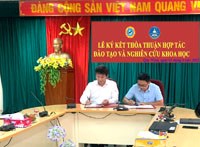 Viện Sốt rét-KST-CT Quy Nhơn và Trường Đại học Tây Nguyên ký kết thoản thuận hợp tác về đào tạo và nghiên cứu khoa học 