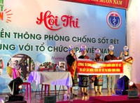 Hội thi truyền thông phòng chống sốt rét cùng với tổ chức HPA Việt Nam