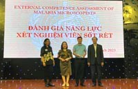 Khoá đánh giá năng lực xét nghiệm viên sốt rét tuyến trung ương (ECAMM) tại thành phố Quy Nhơn năm 2023