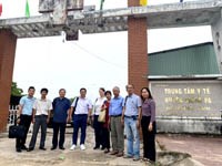 Đoàn công tác của Viện Sốt rét-KST-CT Quy Nhơn và Tổ chức Y tế thế giới làm việc tại tỉnh Gia Lai