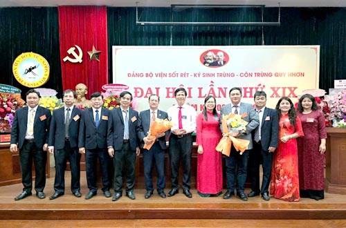 Viện Sốt rét - Ký sinh  trùng - Côn trùng Quy Nhơn tổ chức thành công Đại hội Đảng bộ lần thứ XIX (nhiệm kỳ 2025 – 2030)